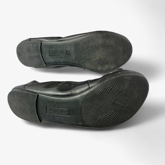 SOLD Kenneth Cole New York Black Leather Flexible BALLET FLATS, 9.5 - unworn - Picture 6 of 7